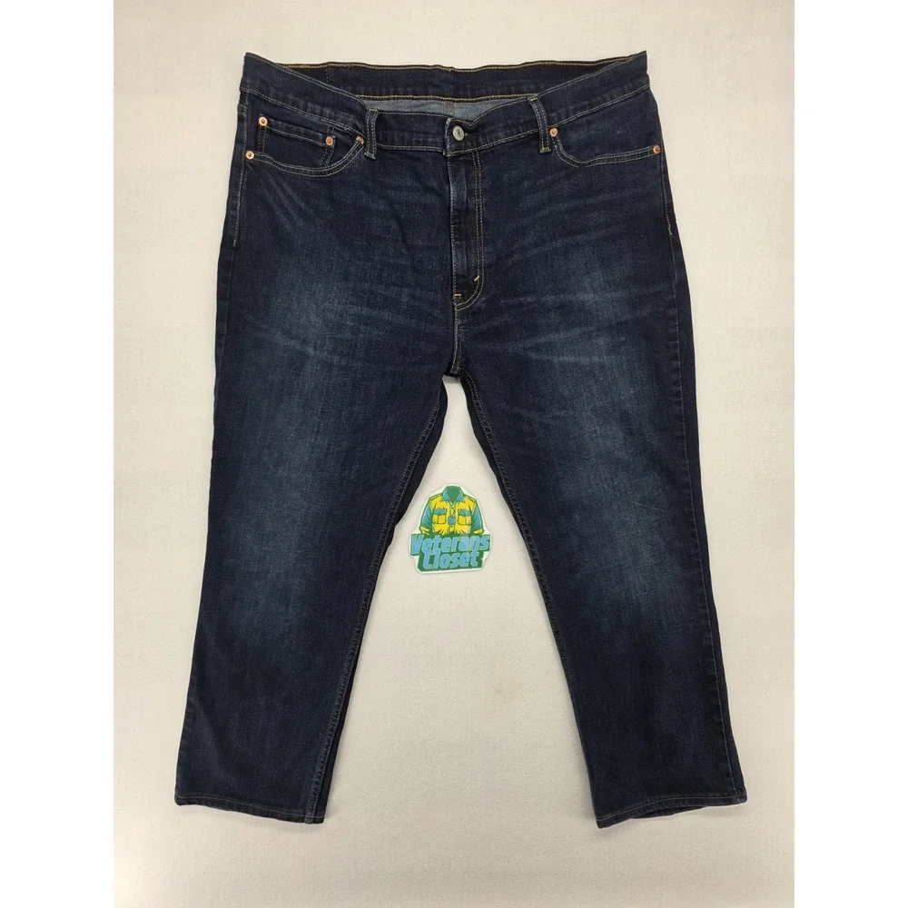 Levis 511 Slim Fit Jeans Mens 40x26 Dark Wash Blue Denim Straight Leg 40x32 Tag